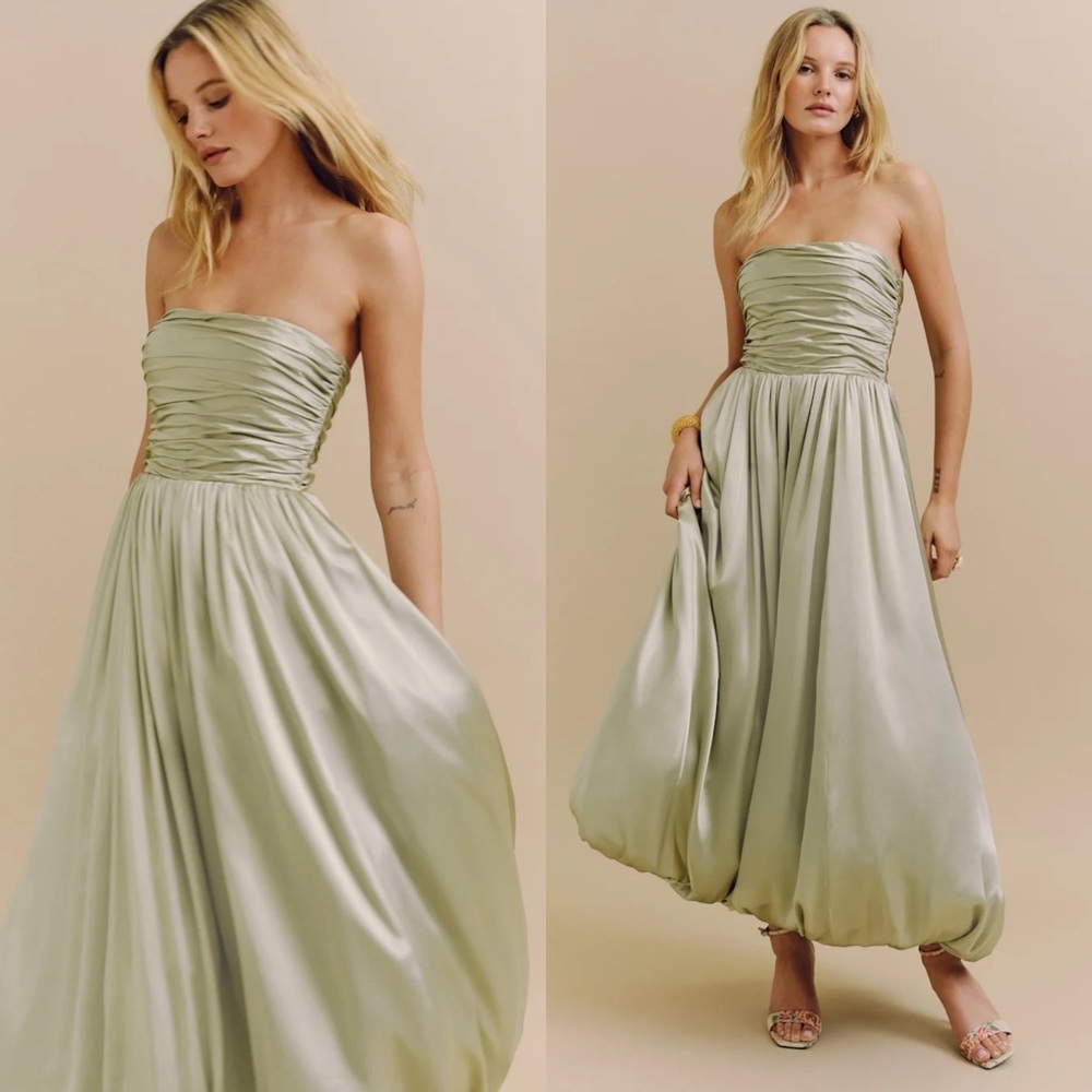 REFORMATION Elspeth Dress in Dried Herbs 10